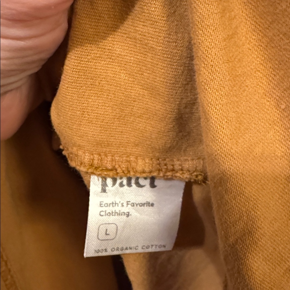 Pact Golden Tan Short Sleeve Organic Cotton Tee - Picture 3 of 4